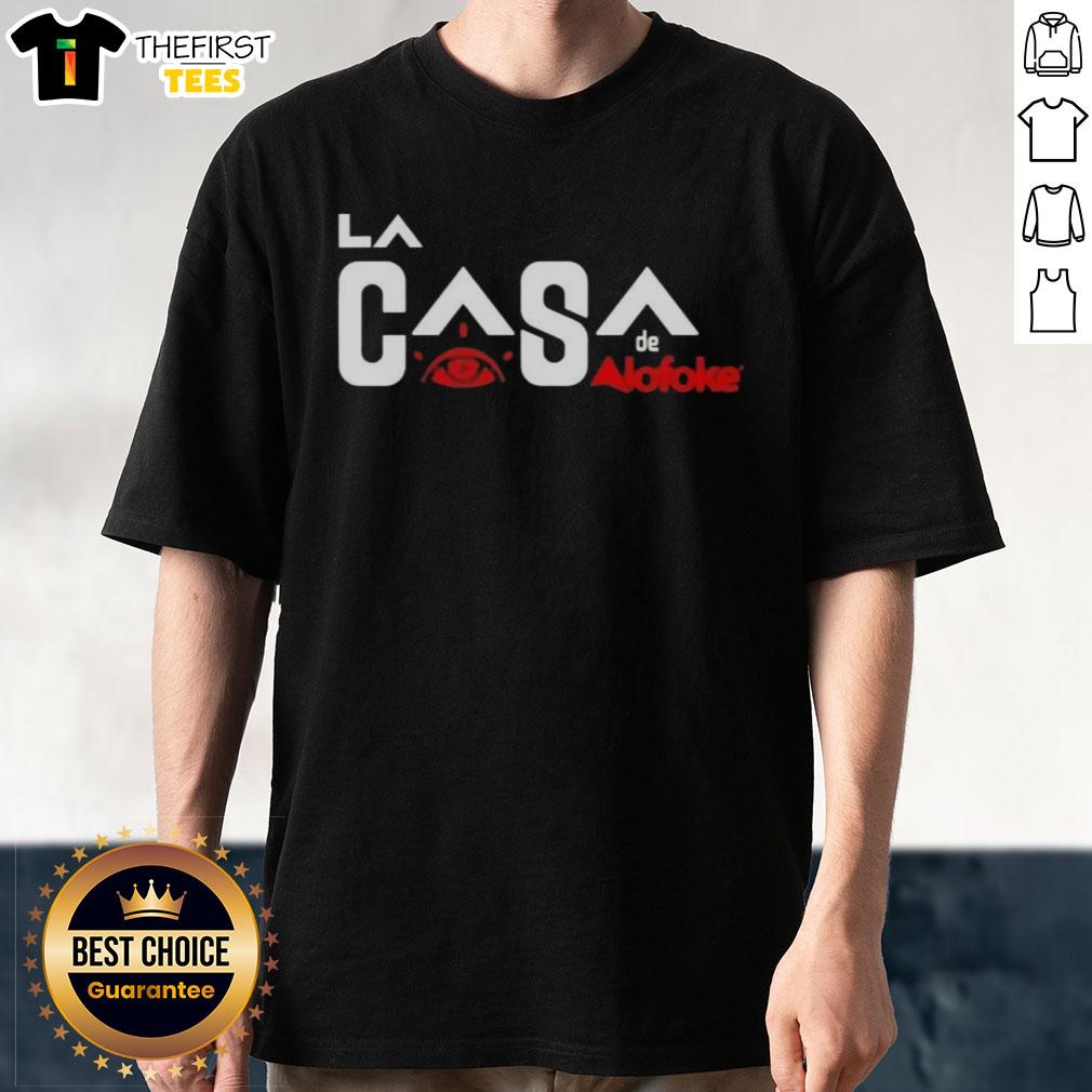 Good Alofoke La Casa 2 T-Shirt featuring bold graphics and vibrant colors, perfect for stylish streetwear enthusiasts.