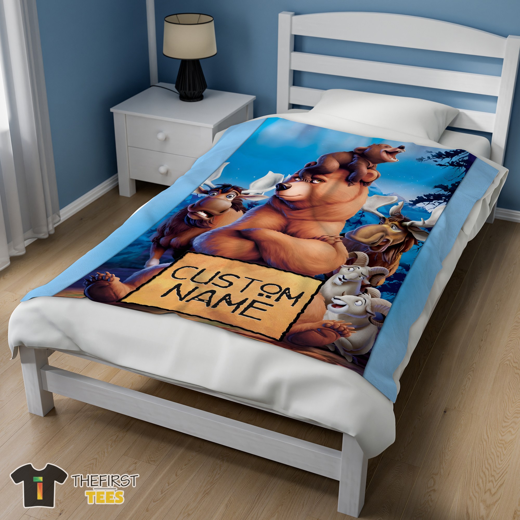 Original Disney Brother Bear Poster Blanket Fleece Customized Blanket - Image 3