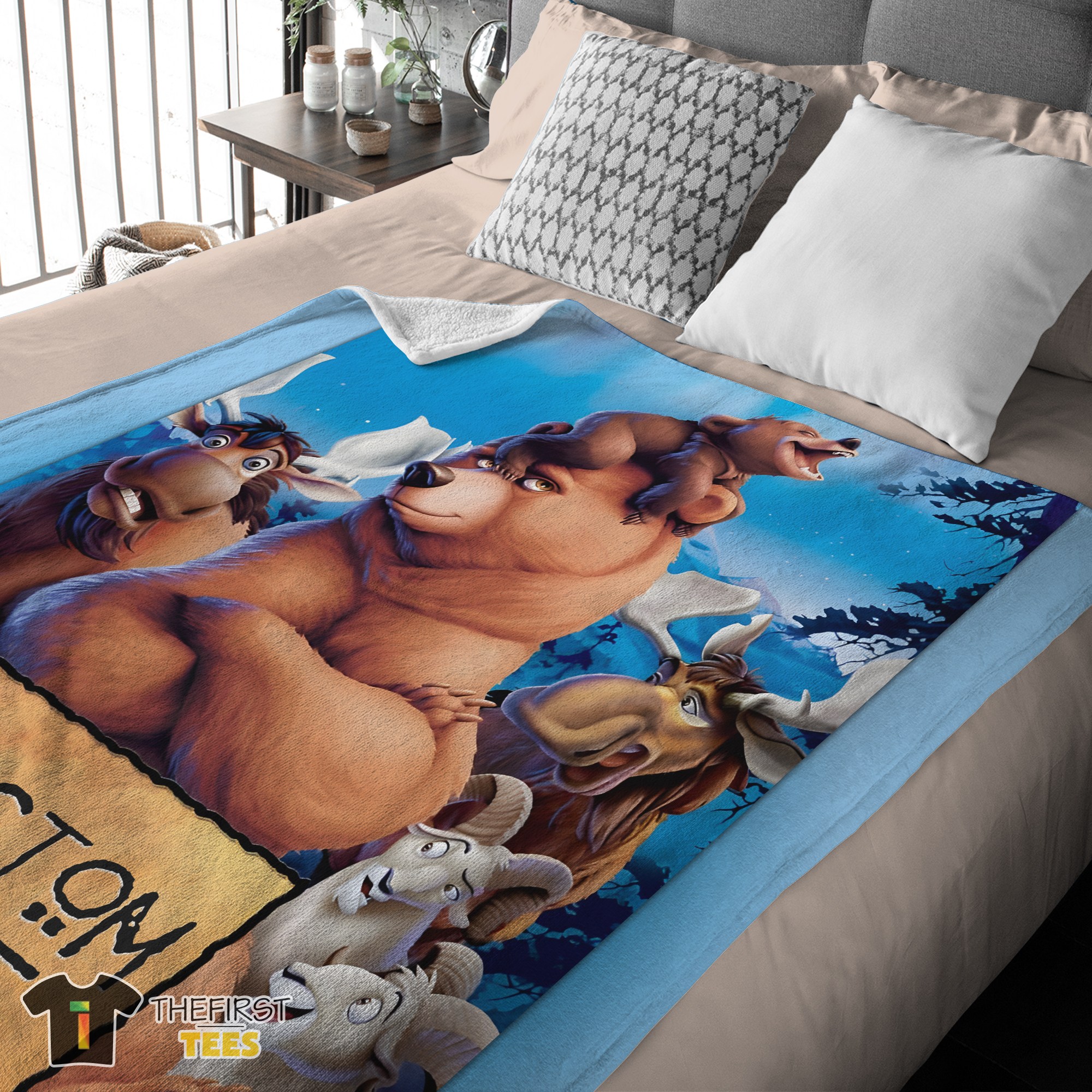 Original Disney Brother Bear Poster Blanket Fleece Customized Blanket - Image 4