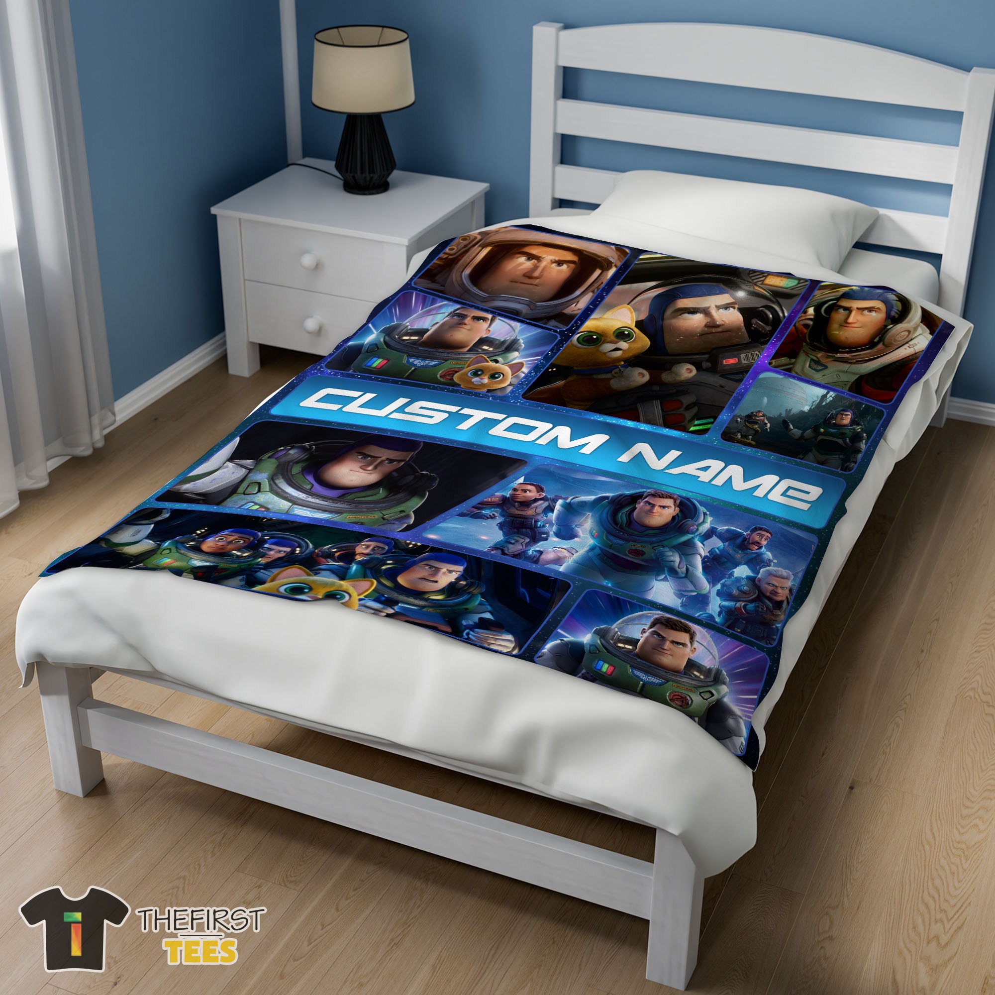 Original Disney Buzz Lightyear Collage Fleece Customized Blanket - Image 3