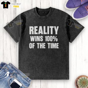 Original Thomas Sowell Reality Wins T-Shirt in white, featuring a bold graphic design perfect for fans of the economist.