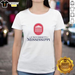 Premium University of Mississippi Est 1948 Ladies Tee in stylish design for Ole Miss fans, showcasing school spirit.
