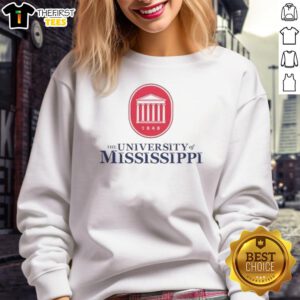 Alt Text: Stylish Premium University of Mississippi Est 1948 sweatshirt, perfect for fans and alumni showcasing school pride.