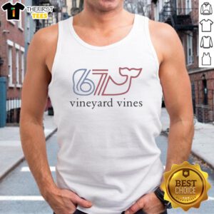 Top Vineyard Vines 67 logo tank top in vibrant colors, perfect for summer style and casual outings.