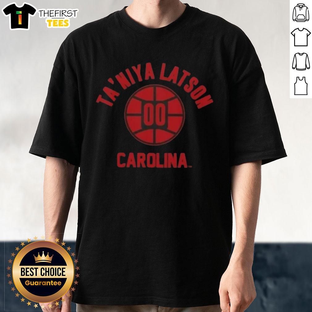 Awesome South Carolina Basketball Ta'Niya Latson Name Pose T-Shirt featuring vibrant graphics and a stylish design.