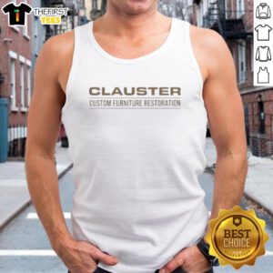 Custom furniture restoration by Nice Howard Langston Clauster featuring a stylish tank top design.
