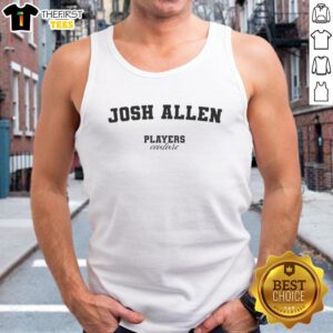 Alt Text: Official Josh Allen Players Couture Tank Top featuring a stylish design for fans and athletes alike.