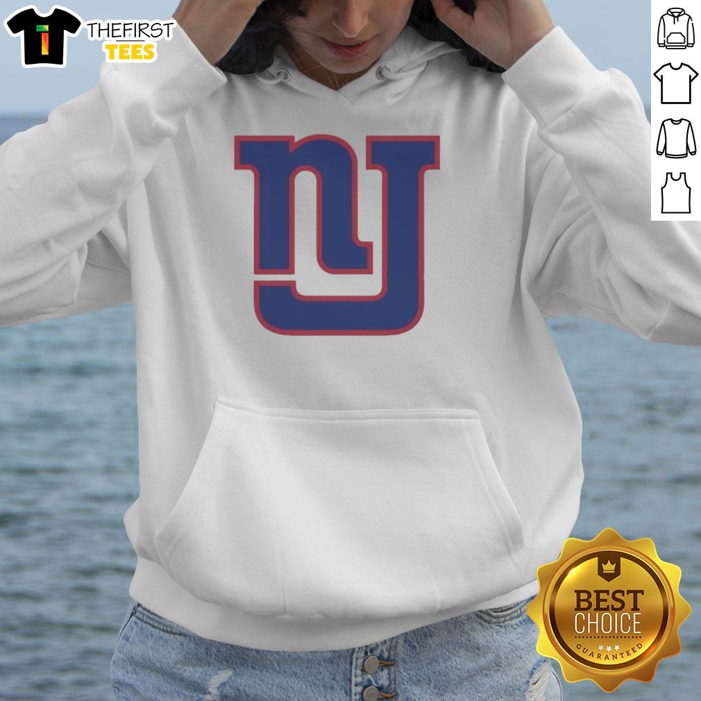 Original New York Giants logo parody hoodie featuring a unique design for fans of the team and sports fashion.