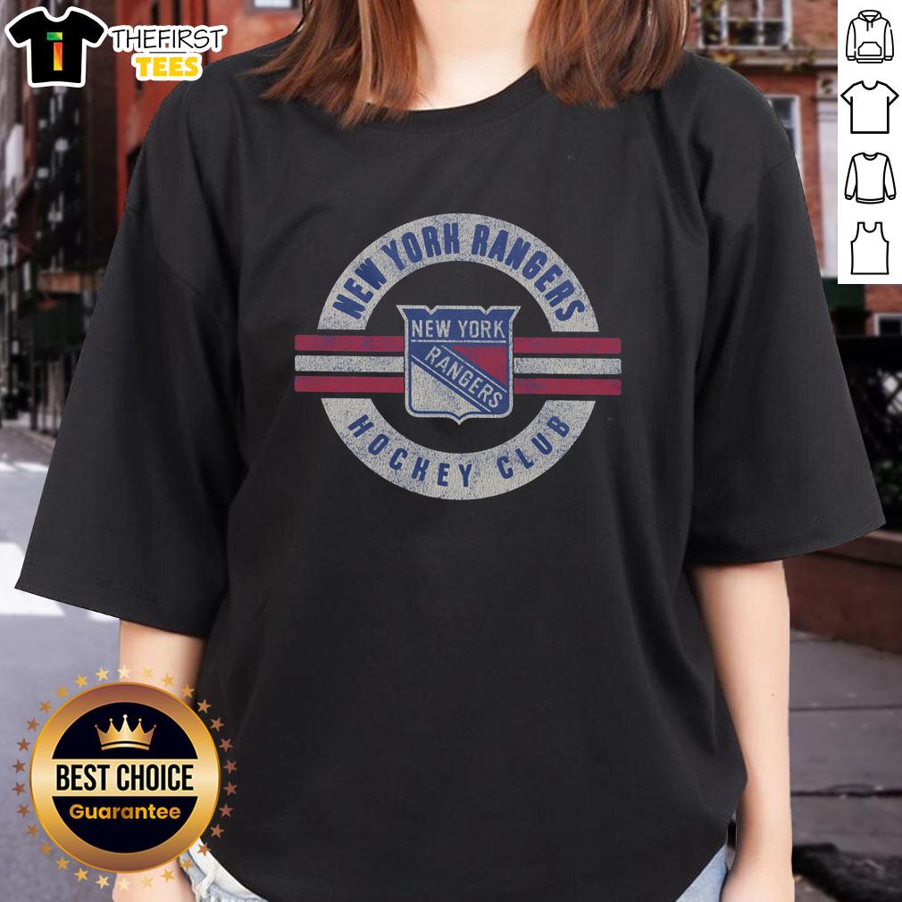 Original New York Rangers Surround Ladies Tee in vibrant colors, perfect for fans showcasing team spirit.