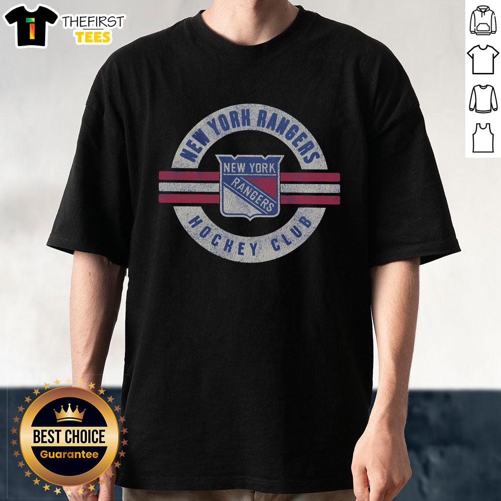 Original New York Rangers Surround T-Shirt featuring team logo and vibrant colors, perfect for Rangers fans.
