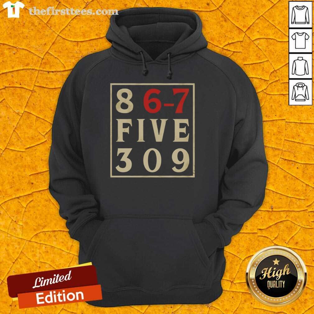 Premium 867 Five 309 Hoodie in stylish design, perfect for casual wear and comfort in any season.
