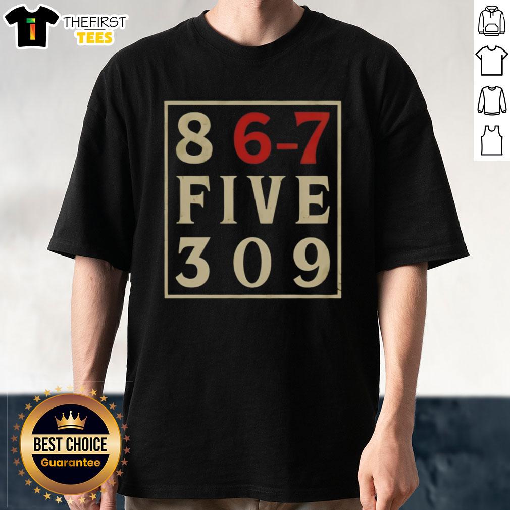 Premium 867 Five 309 T-Shirt featuring a stylish design and comfortable fit, perfect for casual wear.