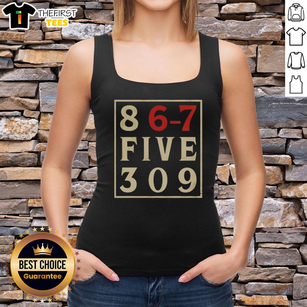 Alt Text: Stylish Premium 867 Five 309 tank top in vibrant colors, perfect for casual summer outfits and comfortable wear.
