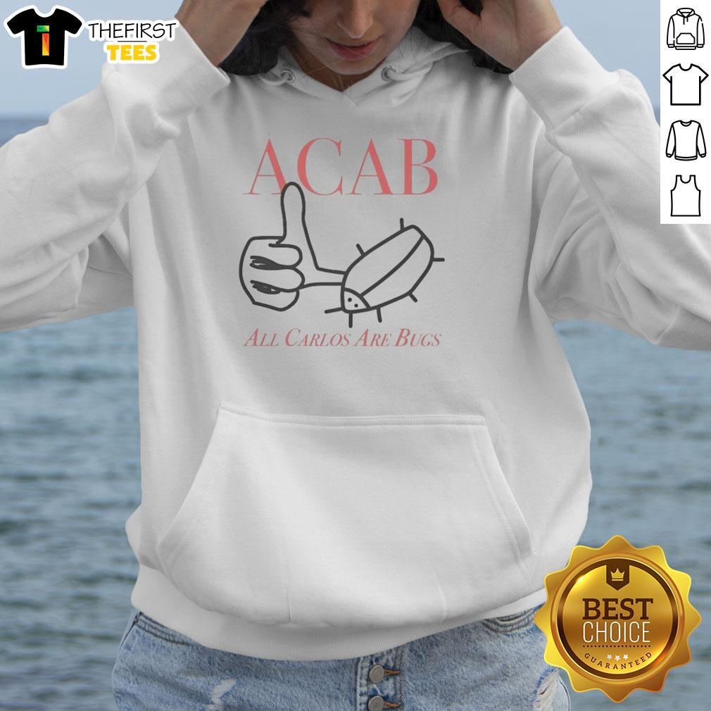 Premium Acab All Carlos Are Bug hoodie featuring stylish design and comfortable fit for casual wear.