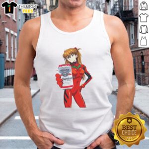 Premium Asuka X Bud Neon Genesis Evangelion anime tank top featuring vibrant graphics and stylish design for fans.