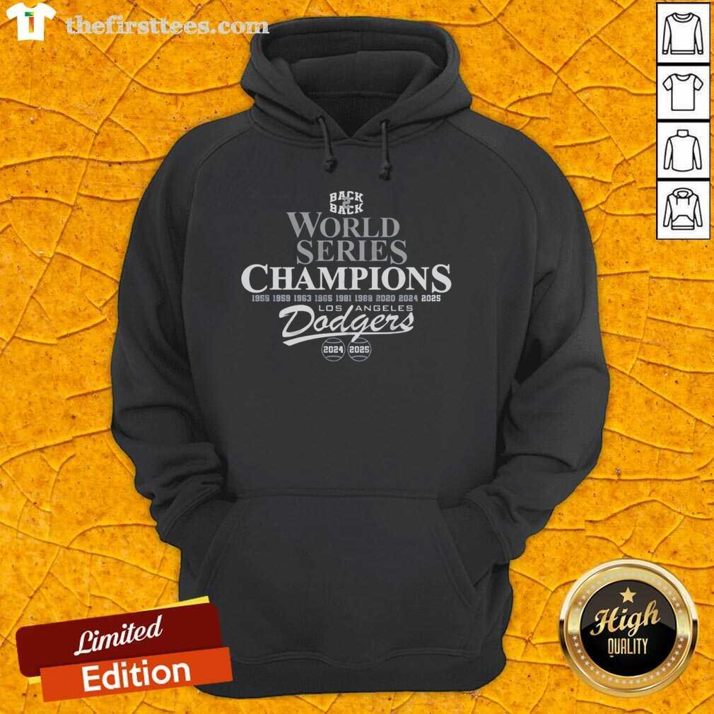 Alt Text: Premium Dodgers B2B World Series Champions 2025 Hoodie showcasing vibrant team colors and logo. Perfect for fans!
