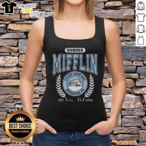 Premium Dunder Mifflin Paper Company tank top, Scranton PA, inspired by The Office, established 1949, stylish and comfortable.