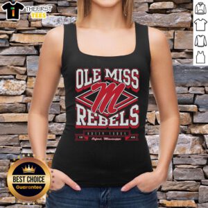 Premium Mississippi Rebels heater tank top featuring team logo and vibrant colors, perfect for game day or casual wear.