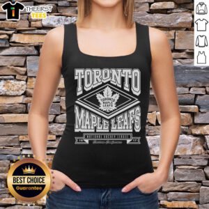 Alt Text: Premium Toronto Maple Leafs heater tank top for fans, featuring team colors and logo, perfect for game day.