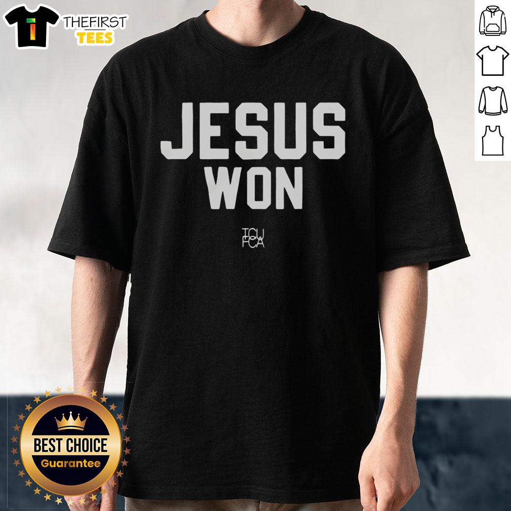 Stylish Pretty Jesus Won Cufca T-Shirt featuring vibrant design and comfortable fit, perfect for casual wear.