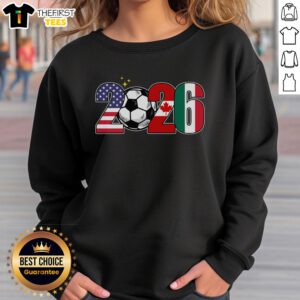 Stylish Top 2026 Northern American Soccer Tournament sweatshirt featuring vibrant team colors and logo for fans.