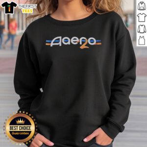 Top Aero video game logo sweatshirt featuring a vibrant design, perfect for gamers and casual wear.