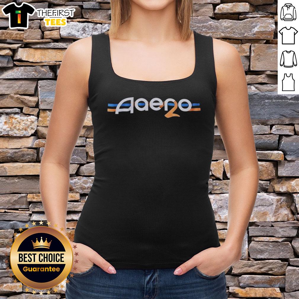 Top Aero video game logo tank top featuring a bold graphic design perfect for gamers and casual wear enthusiasts.