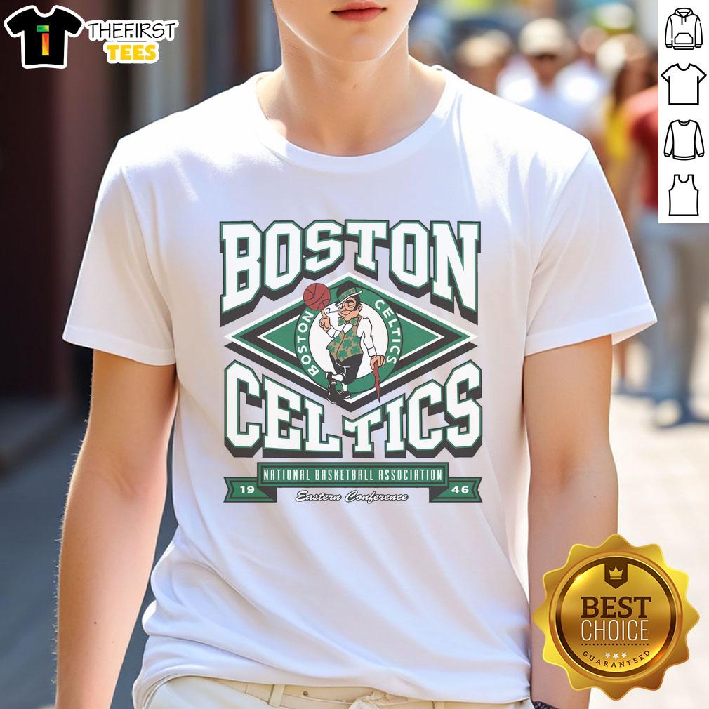 Top Boston Celtics Heater T-Shirt featuring vibrant team colors and logo, perfect for fans and game-day attire.