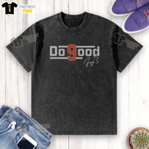 Top Do Good Joe Burrow Foundation premium washed t-shirt featuring a stylish design for charity supporters.