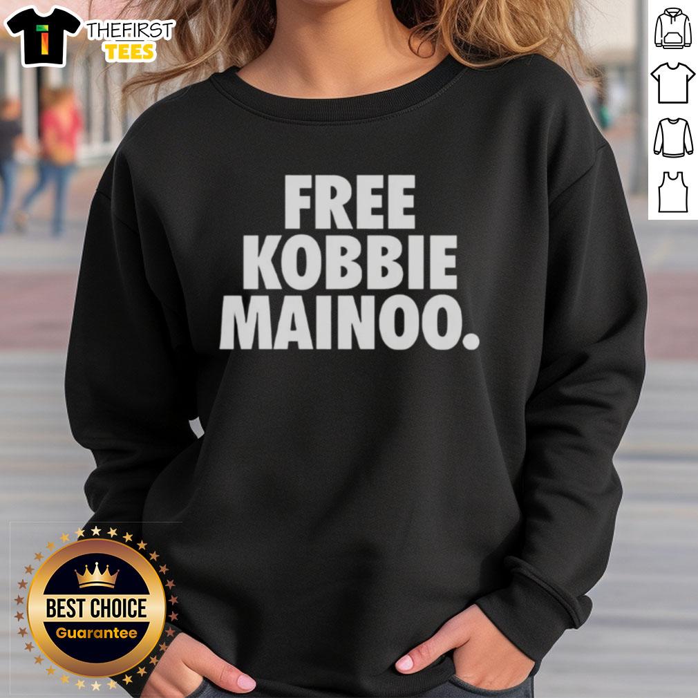 Alt Text: Stylish Top Free Kobbie Mainoo Manchester United FC sweatshirt, perfect for fans and casual wear.