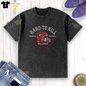 Alt Text: Top Georgia Football Hard To Kill Washed T-Shirt featuring vibrant team colors and a classic fit for fans.