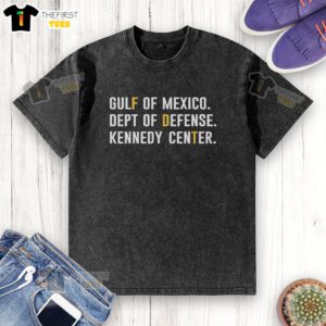 Top Gulf of Mexico Department of Defense Kennedy Center washed t-shirt featuring a stylish, faded design.