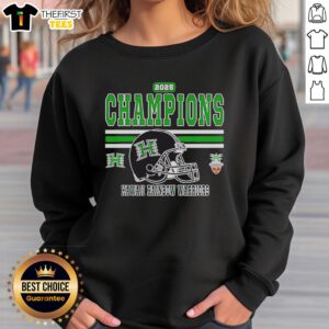 Top Hawaii Rainbow Warriors 2025 Hawaii Bowl Champions sweatshirt in vibrant colors, perfect for fans celebrating victory.