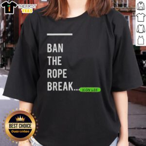 Top Icon Lee Ban The Rope Break Ladies Tee featuring a stylish design for women, perfect for casual outfits and everyday wear.