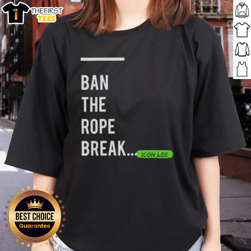 Top Icon Lee Ban The Rope Break Ladies Tee featuring a stylish design for women, perfect for casual outfits and everyday wear.
