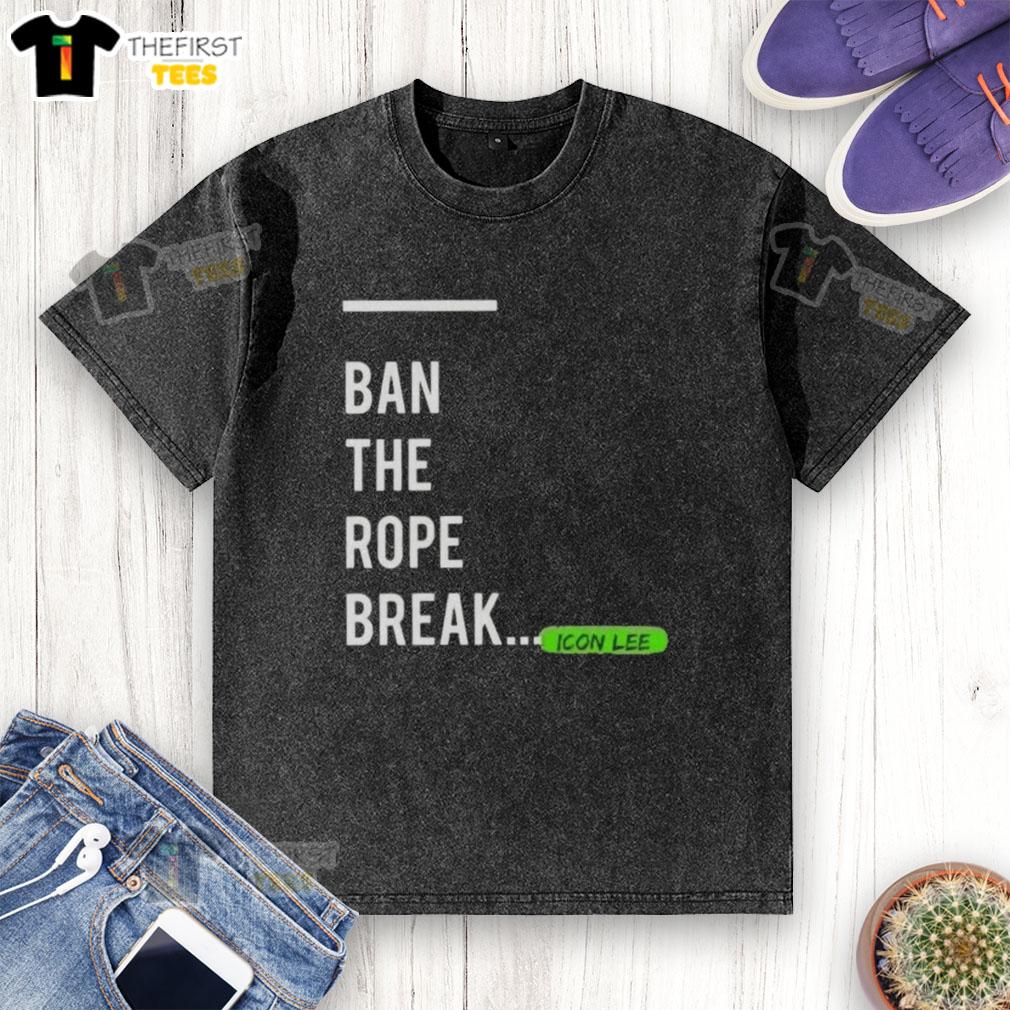Top Icon Lee Ban The Rope Break Washed T-Shirt in casual style, perfect for everyday wear and fashion-forward looks.