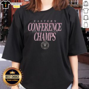 Top Inter Miami CF 2025 MLS Eastern Conference Champions ladies tee in vibrant colors for passionate fans.