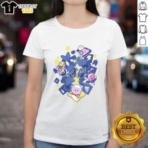 Top Kirby Day At The Races Ladies Tee featuring vibrant graphics and a stylish design for race day fashion.