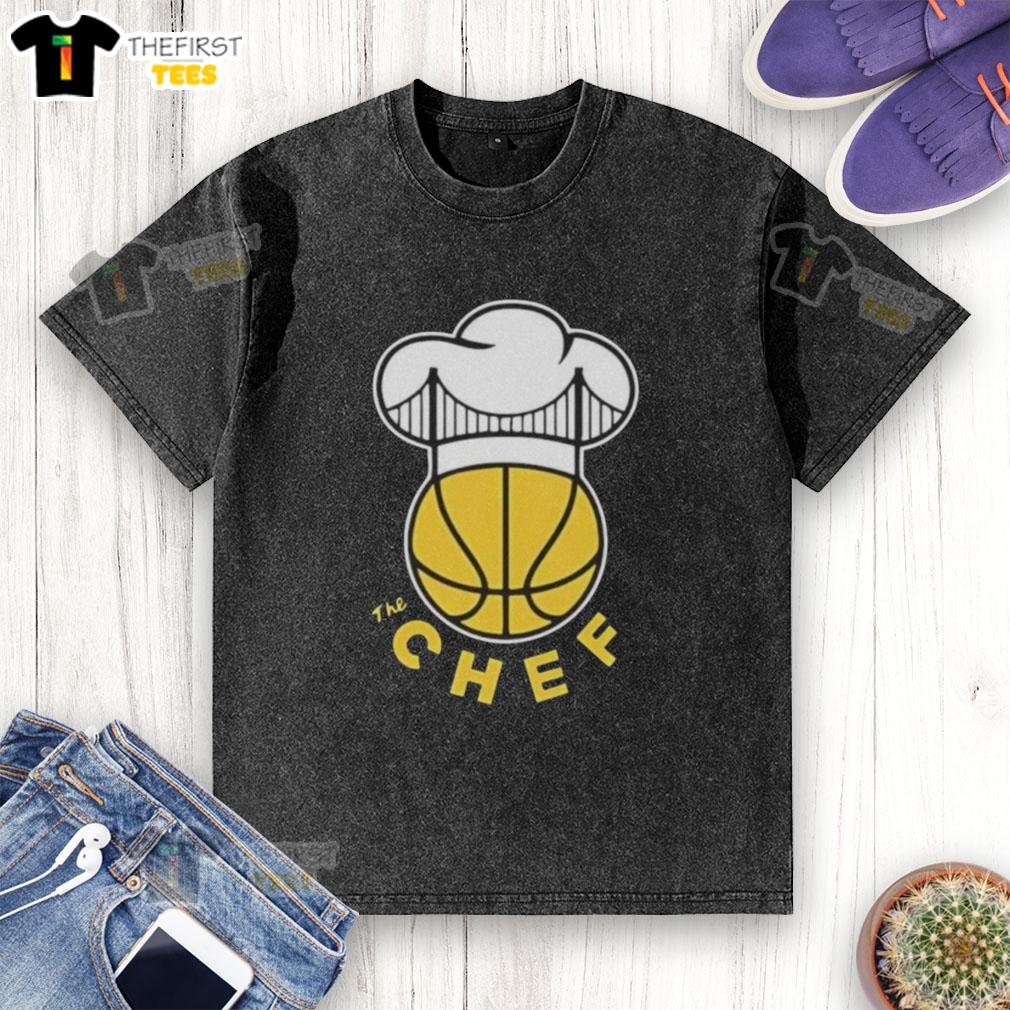 Top Los Angeles Lakers NBA The Chef Ball Logo washed t-shirt in purple, showcasing team pride and casual style.