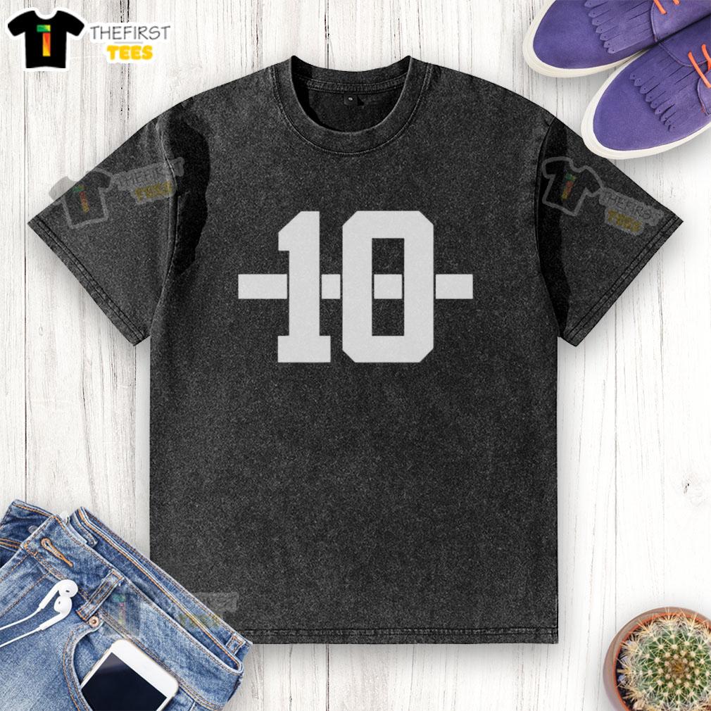 Alt Text: Top Marcel Reed Texas A&M Aggies Football Number 10 Stripe Washed T-Shirt showcasing team spirit and style.