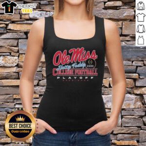 Alt Text: Top Ole Miss Rebels College Football Playoff 2025 Hotty Toddy tank top featuring team colors and logo design.