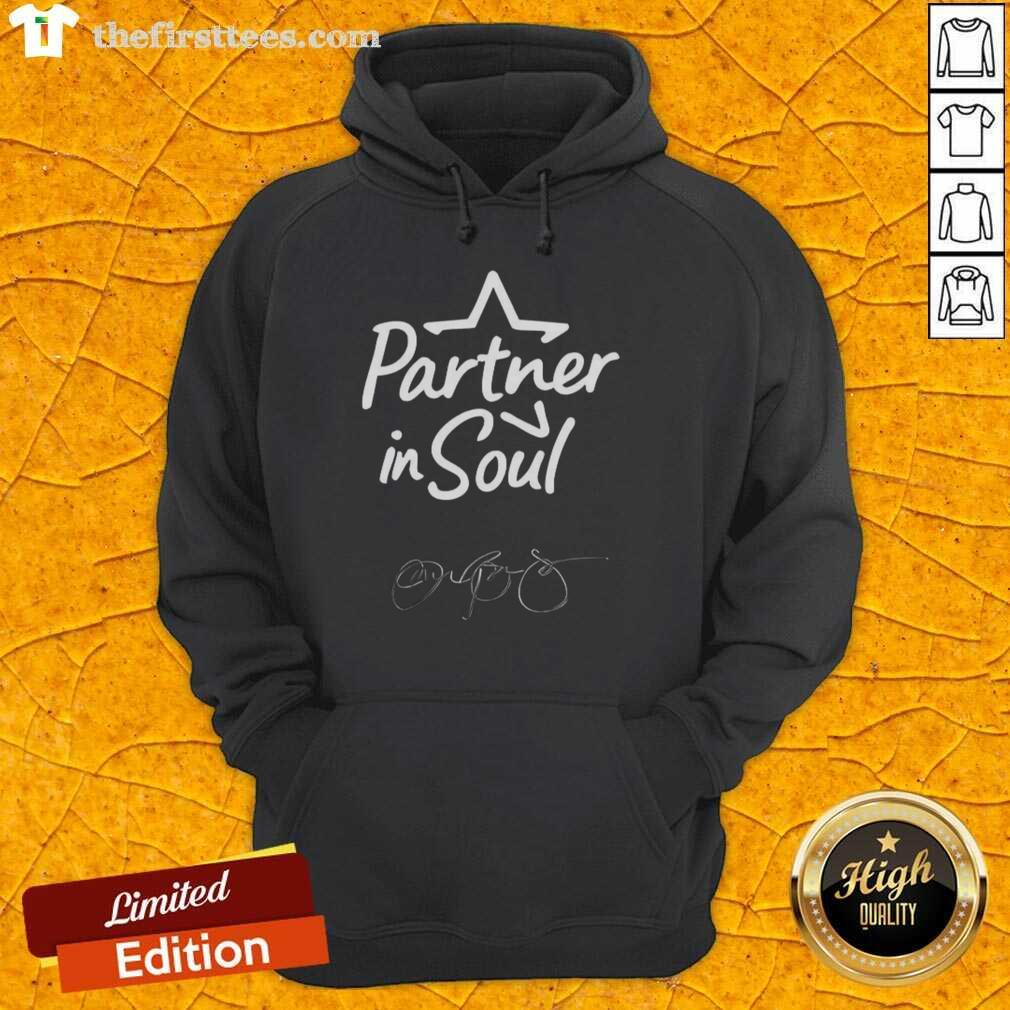 Top Partner in Soul Hoodie featuring a stylish design perfect for cozy casual wear, ideal for soul enthusiasts.