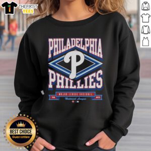 Cozy Top Philadelphia Phillies Heater Sweatshirt in red, perfect for fans to show team spirit during chilly games.