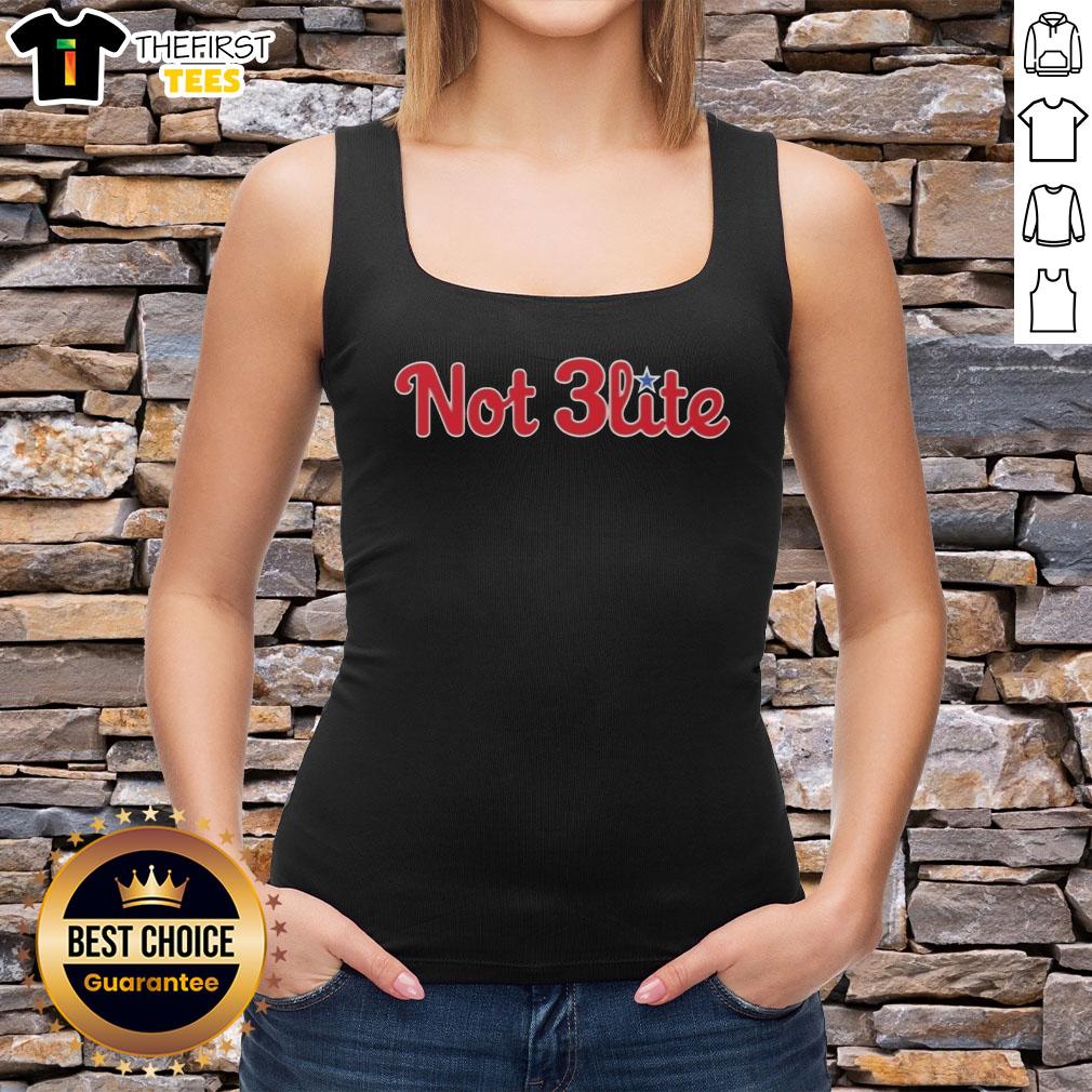 Top Philadelphia Phillies Not 3lite Not Elite Tank Top featuring team colors and logo for baseball fans.