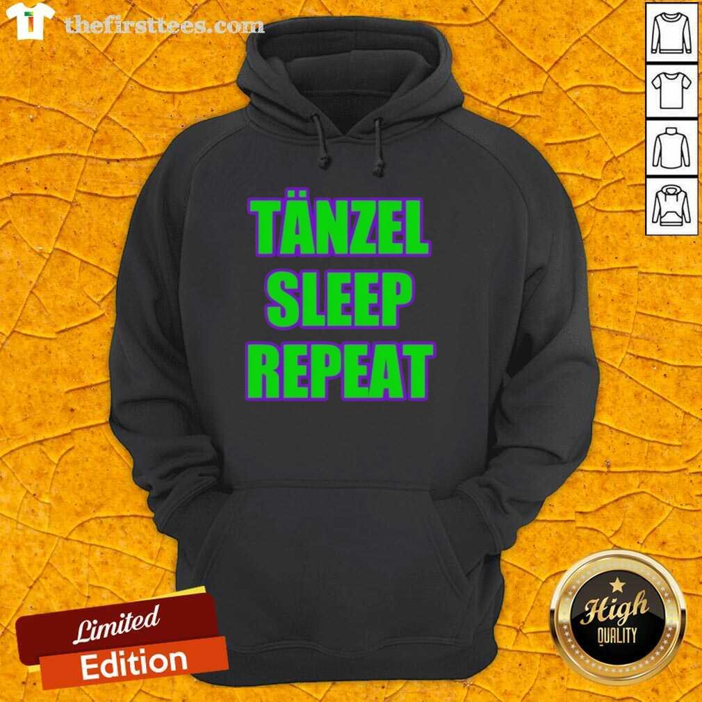 Cozy Top Tanzel Sleep Repeat Hoodie in soft fabric, perfect for relaxation and casual wear. Ideal for sleep enthusiasts.