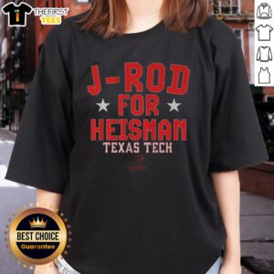 Top Texas Tech Football Jacob Rodriguez J-Rod for Heisman ladies tee showcasing team spirit and style.
