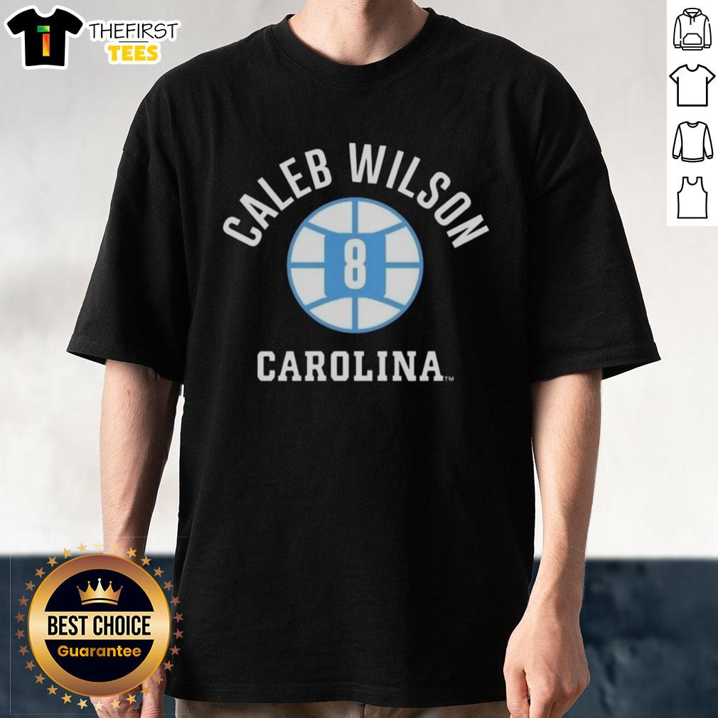 UNC Tar Heels basketball Caleb Wilson T-shirt featuring vibrant graphics and team colors for fans and players.