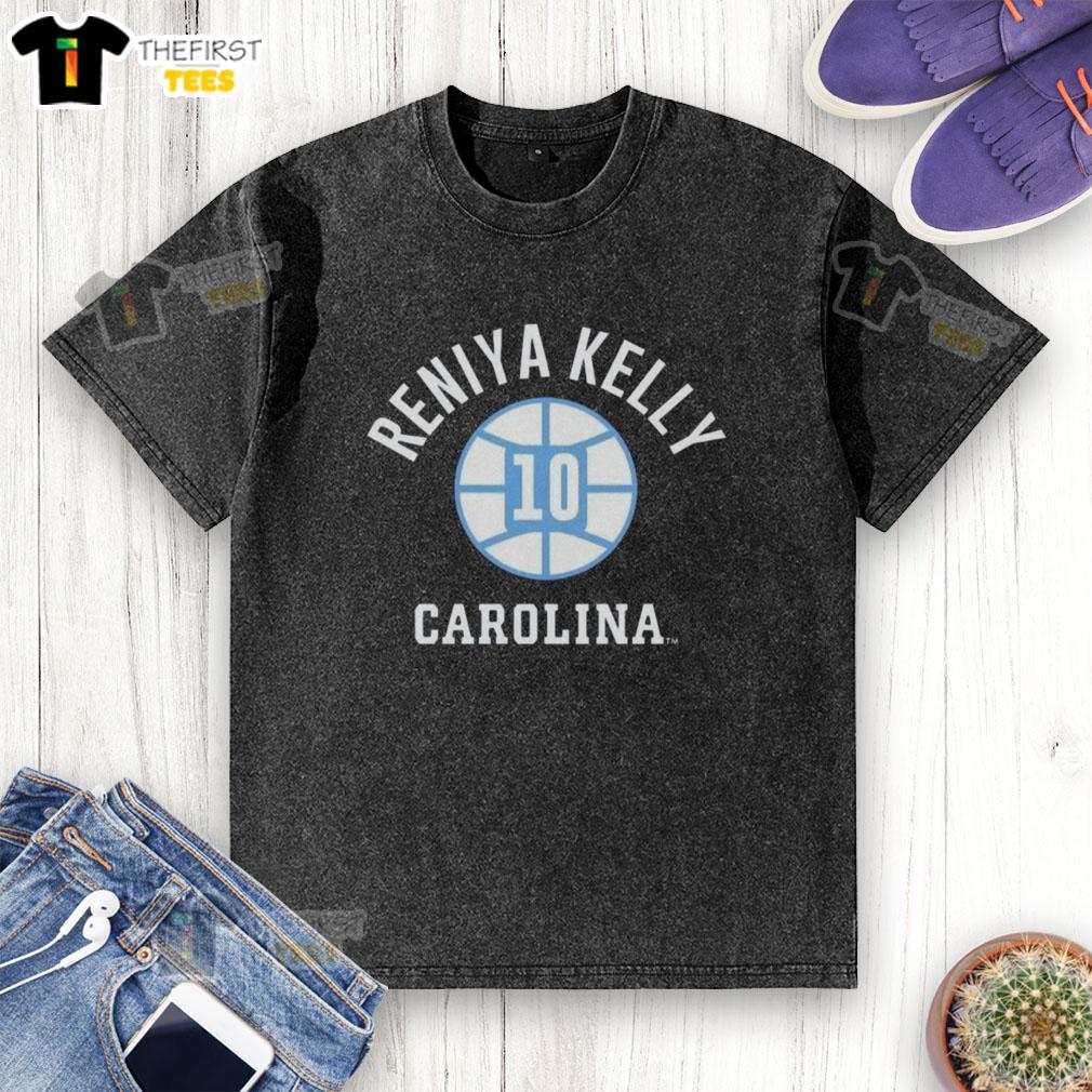 Reniya Kelly's Top UNC Tar Heels basketball jersey t-shirt with number 7, perfect for fans and players alike.