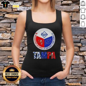 Alt Text: Awesome Tampa Bay City sports tank top featuring Rays, Lightning, and Buccaneers logos.