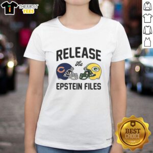 Good Chicago Bears vs Green Bay Packers Release The Epstein Files ladies tee featuring bold graphics and comfortable fit.